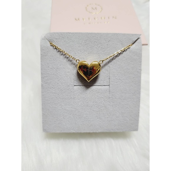 Electrocardiogram Hearts Necklace 18" - Picture 1 of 7